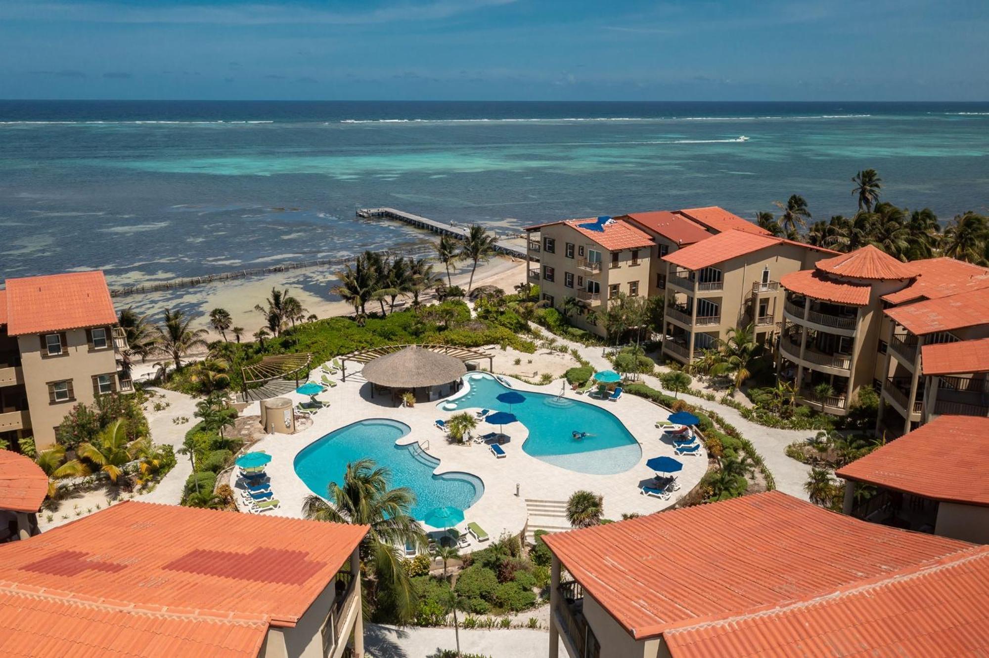 Residences At Barrier Reef 4C Oceanview 2 Bedroom By Stay Floreo San Pedro  Exterior photo