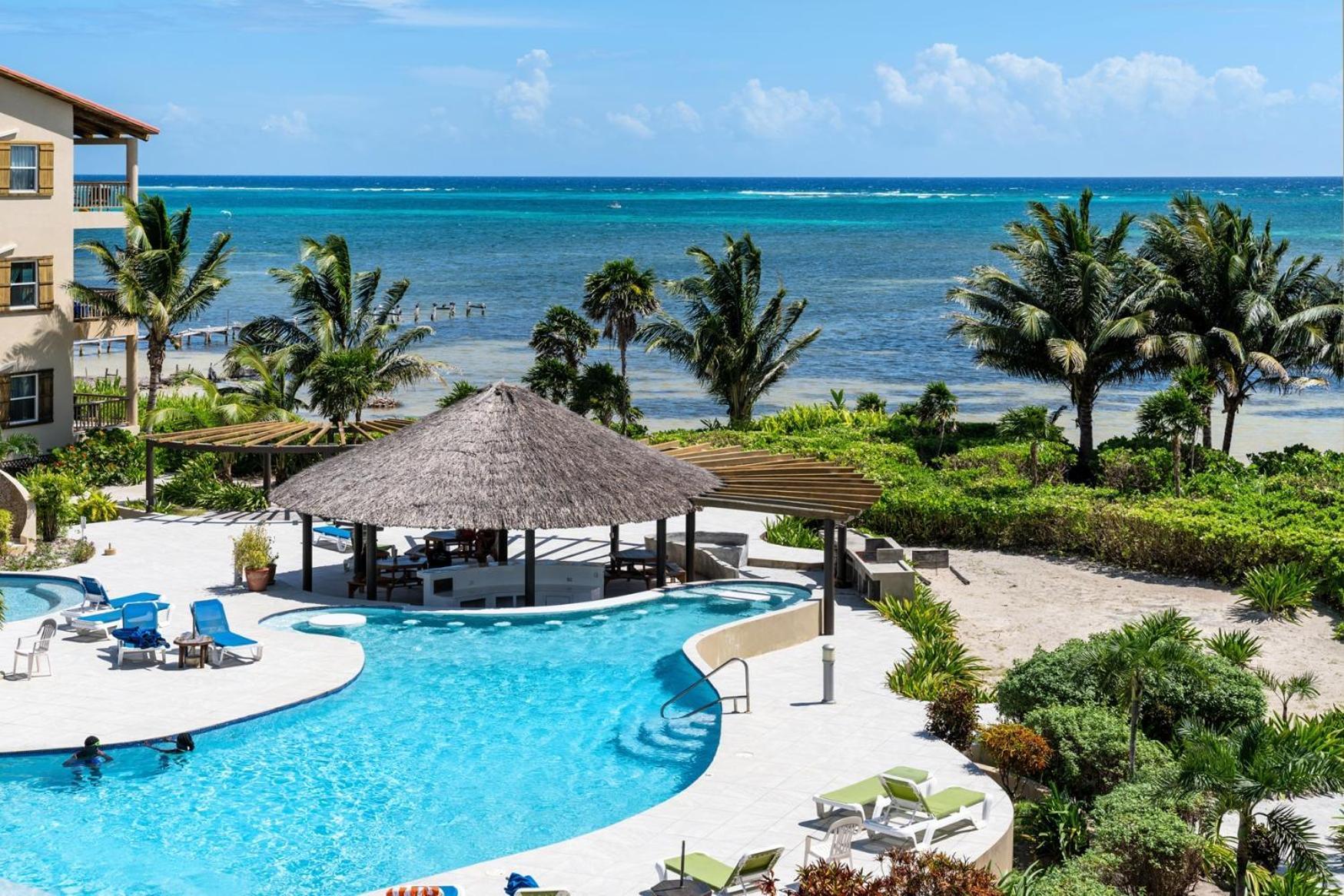 Residences At Barrier Reef 4C Oceanview 2 Bedroom By Stay Floreo San Pedro  Exterior photo