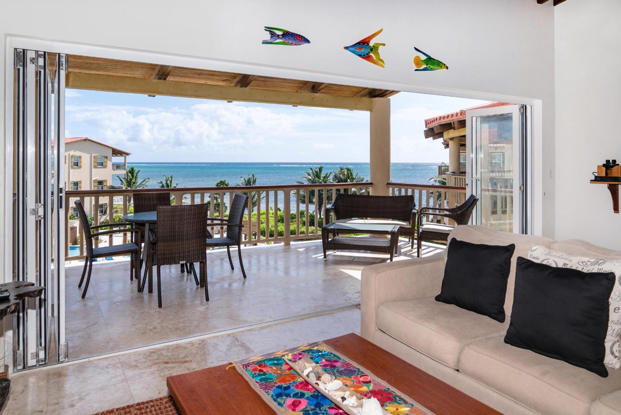 Residences At Barrier Reef 4C Oceanview 2 Bedroom By Stay Floreo San Pedro  Exterior photo